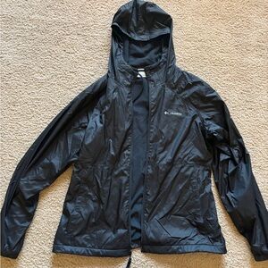Fleece lined rain jacket